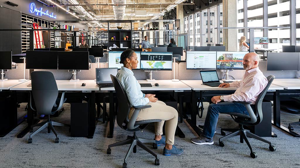 Gensler Houston office work space