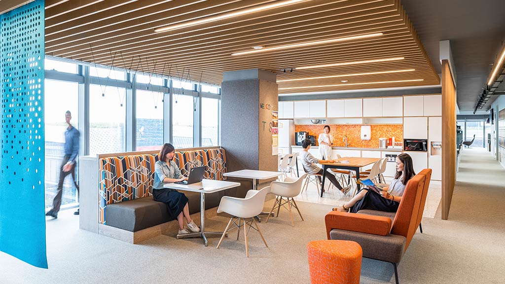 Workplace interior designed by Gensler