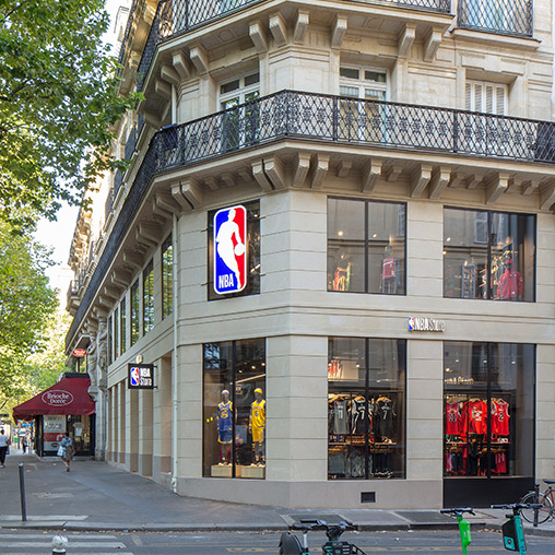NBA Store Paris retail front