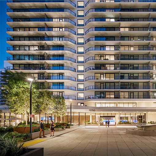 The Landmark residential building in Los Angeles