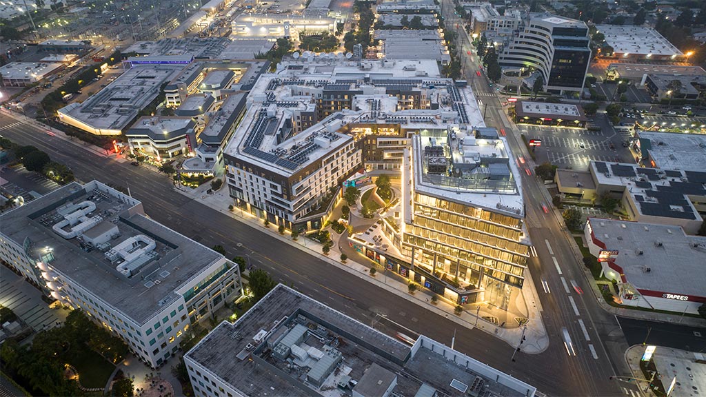 West Edge aerial view
