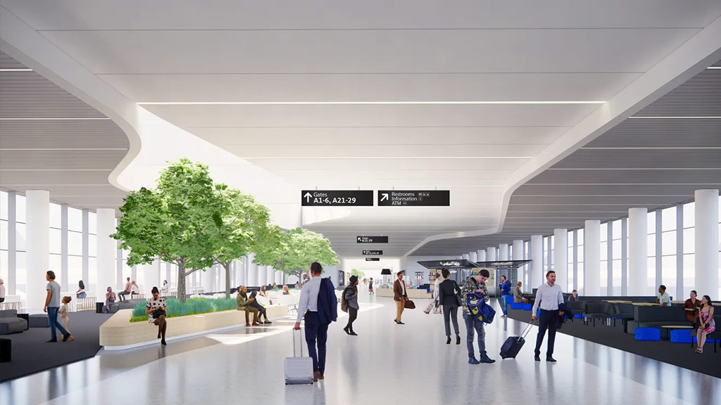 John Glenn Columbus International Airport rendering