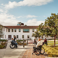 Rancho Los Amigos Harriman Building courtyard