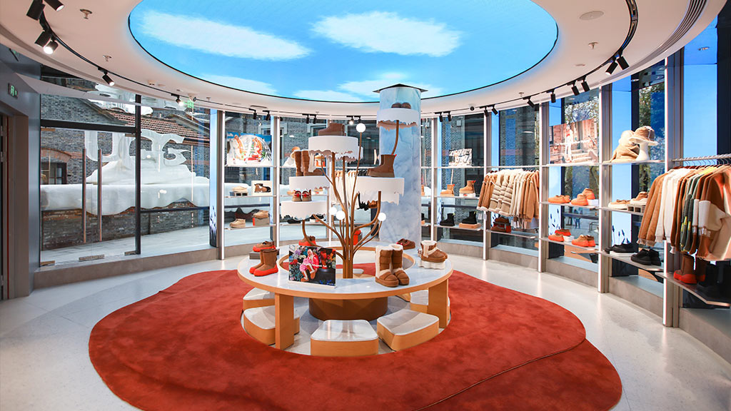 UGG Xintiandi flagship store interior