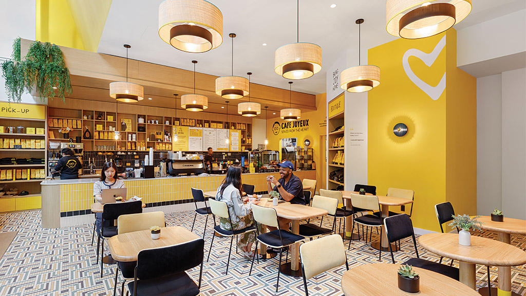 Café Joyeux interiors