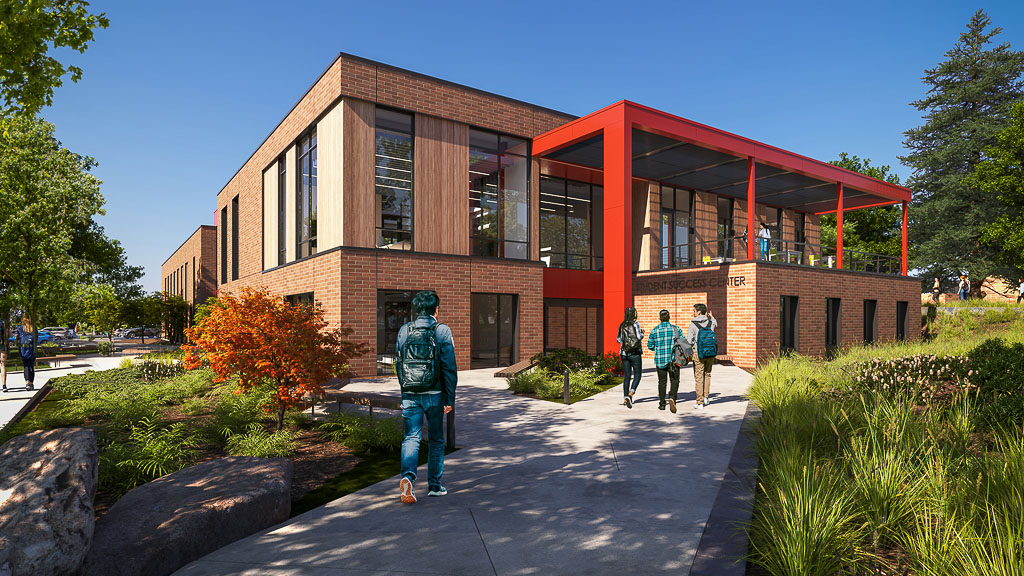 Western Oregon University Student Success Center rendering