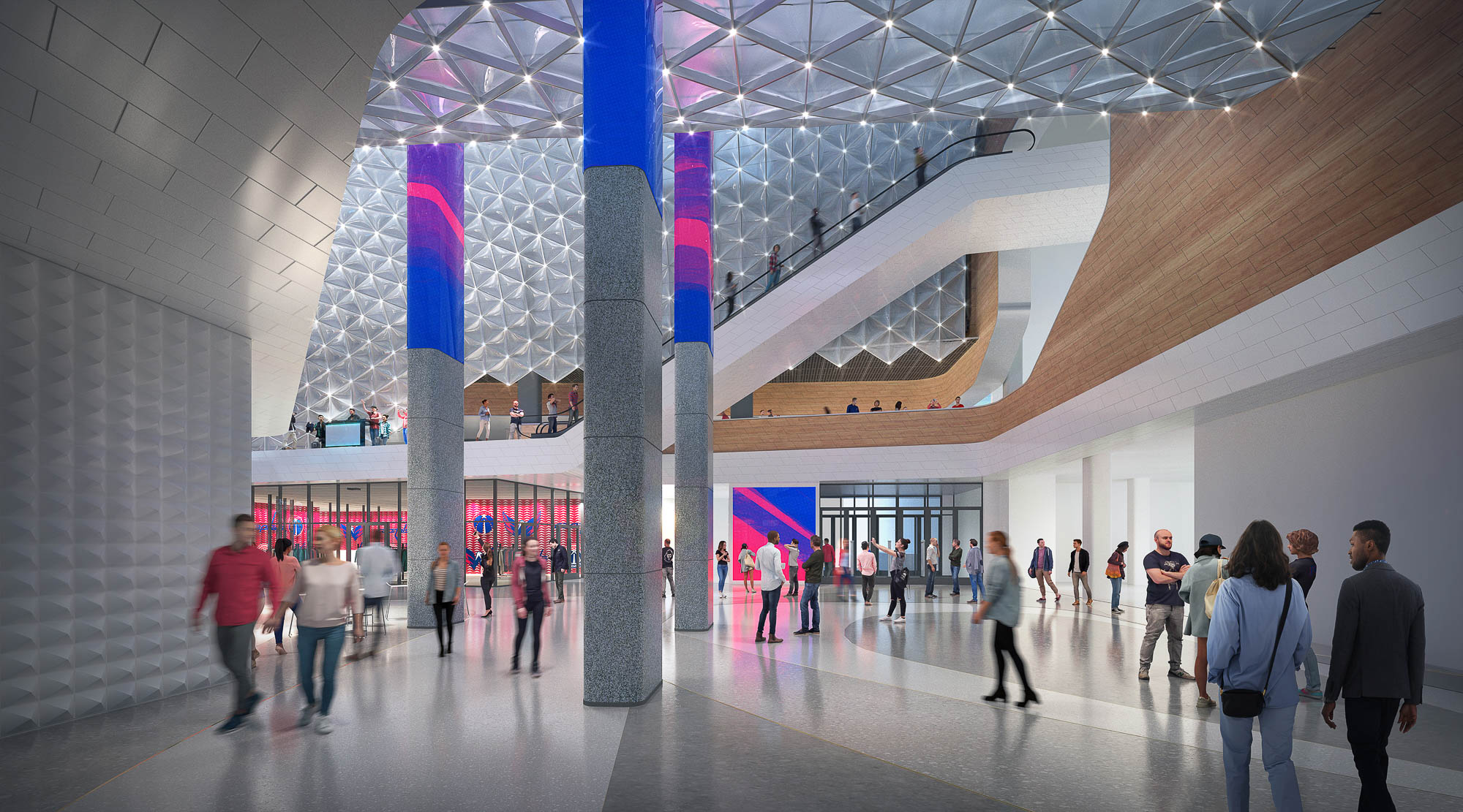 Capital One Arena grand pavilion atrium