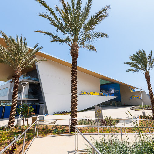 Los Angeles Chargers Headquarters and Training Facility exterior. Credit: The Los Angeles Chargers