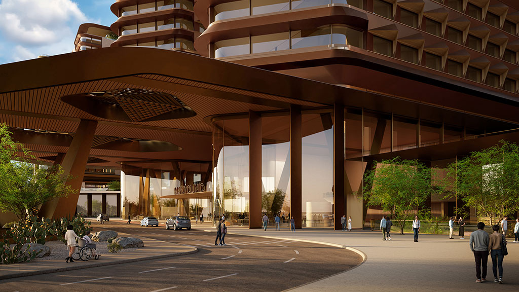 Mayo Clinic Phoenix campus exterior rendering. Credit: Mayo Clinic